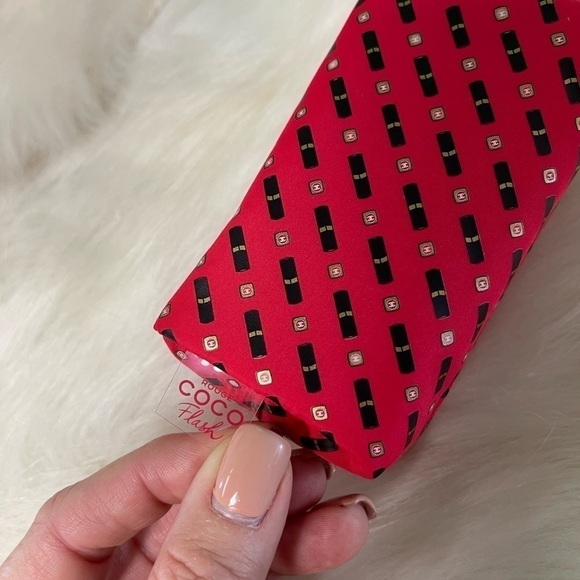 AUTHENTIC CHANEL COCO ROUGE NOTEBOOK & COSMETIC 💄 BAG SET - Picture 11 of 12